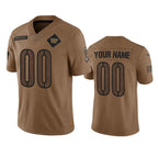 Custom W.Commanders Active Player 2023 Brown KLUNKIM Salute To Setvice Limited Stitched Jersey