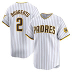 San Diego Padres #2 Xander Bogaerts White KLUNKIM Home Limited Player Jersey