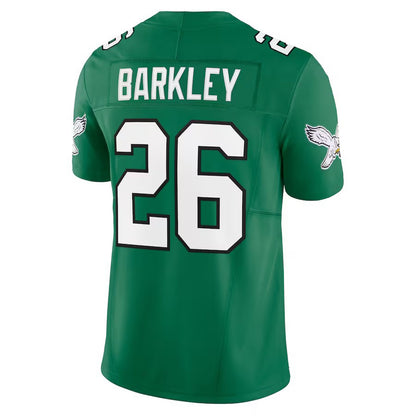 P.Eagles #26 Saquon Barkley Kelly Green Vapor F.U.S.E. Limited Jersey Stitched American Football Jerseys