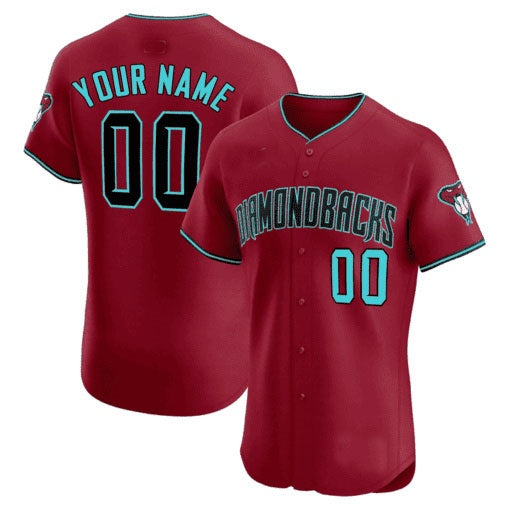 Custom Arizona Diamondbacks 2024 Flex Base Jersey ¨C Red KLUNKIM