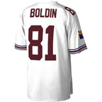 A.Cardinals #81 Anquan Boldin Mitchell & Ness White KLUNKIM Legacy Replica Jersey