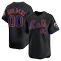 Custom New York Mets Black KLUNKIM Alternate Limited Jersey