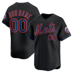 Custom New York Mets Black KLUNKIM Alternate Limited Jersey