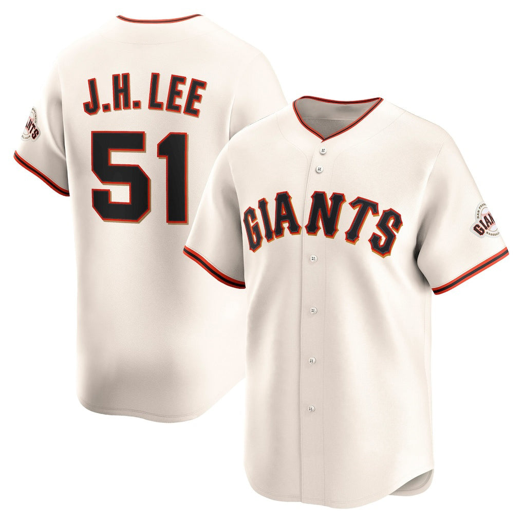 San Francisco Giants #51 Jung Hoo Lee Cream KLUNKIM Home Limited Player Jersey