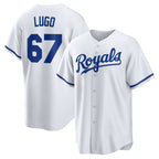 Kansas City Royals #67 Seth Lugo White KLUNKIM Home Replica Jersey