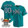 Custom Seattle Mariners x One Piece Teal KLUNKIM Vapor Premier Limited Jersey - Stitched