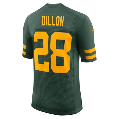 GB.Packers #28 A.J.Dillon 50s Classic Limited Green American Football Stitched Jersey