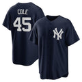 New York Yankees #45 Gerrit Cole Navy KLUNKIM Alternate Replica Player Name Jersey