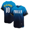 Philadelphia Phillies #10 J.T. Realmuto Navy KLUNKIM City Connect Limited Jersey