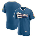 Milwaukee Brewers Mineral Blue KLUNKIM 2026 City Connect Authentic Jersey