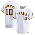 Pittsburgh Pirates #10 Bryan Reynolds White KLUNKIM Home Limited Stitched Jersey