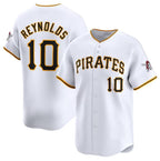 Pittsburgh Pirates #10 Bryan Reynolds White KLUNKIM Home Limited Stitched Jersey
