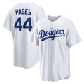 Los Angeles Dodgers #44 Andy Pages White KLUNKIM Home Replica Jersey