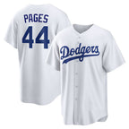 Los Angeles Dodgers #44 Andy Pages White KLUNKIM Home Replica Jersey
