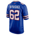B.Bills #62 Sedrick Van Pran-Granger Royal KLUNKIM Game Jersey