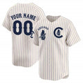 Custom Chicago Cubs Special Vapor Premier Limited Jersey V2 ¨C All Stitched-Cream Pinstripe KLUNKIM