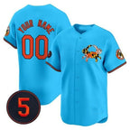 Custom Baltimore Orioles Robinson Patch Vapor Premier Limited Jersey V3 ¨C Blue KLUNKIM