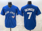 Toronto Blue Jays #7 Kazuma Okamoto Royal KLUNKIM 2026 Cool Base Stitched Jersey