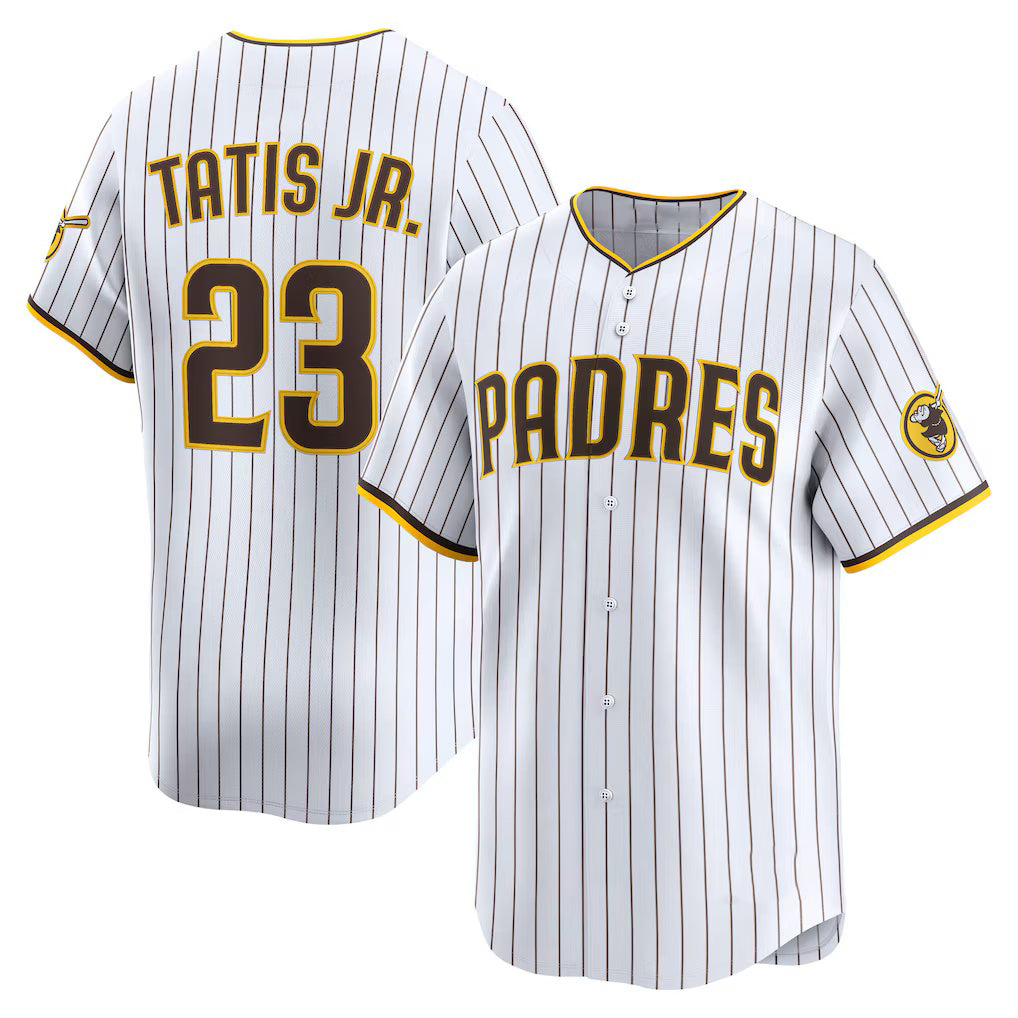 San Diego Padres #23 Fernando Tatis Jr. White KLUNKIM Home Limited Player Jersey