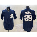 Detroit Tigers #29 Tarik Skubal Navy KLUNKIM Cool Base Stitched Jersey