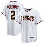 Arizona Diamondbacks #2 Geraldo Perdomo Player White KLUNKIM Home Game Stitched Jerseys