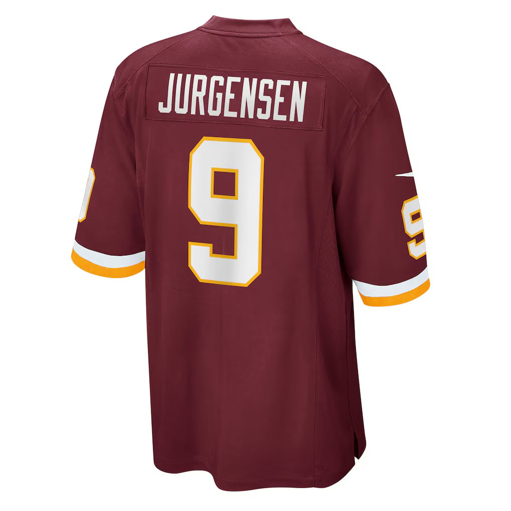 W.Football Team #9 Sonny Jurgensen Burgundy KLUNKIM Retired Player Jersey