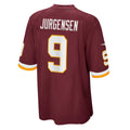 W.Football Team #9 Sonny Jurgensen Burgundy KLUNKIM Retired Player Jersey