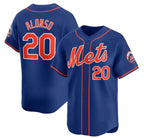 New York Mets #20 Pete Alonso Royal KLUNKIM 2024 Alternate Limited Stitched Jersey