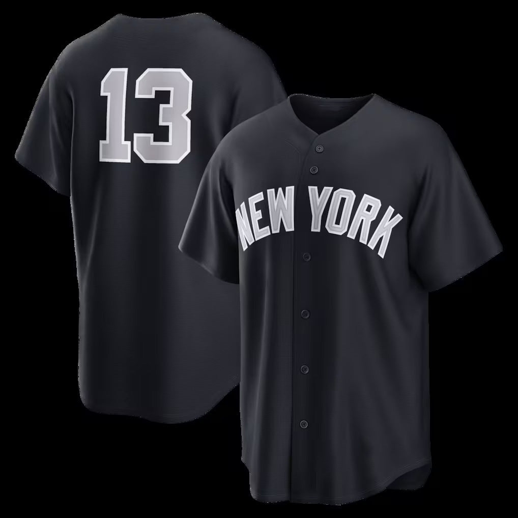 New York Yankees #13 Jazz Chisholm Jr. Navy KLUNKIM Alternate Replica Jersey