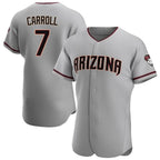 Arizona Diamondbacks #7 Corbin Carroll Player Gray KLUNKIM Road Limited Elite Home Game Stitched Jerseys