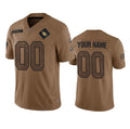 Custom A.Cardinals Active Player 2023 Brown KLUNKIM Salute To Service Limited Stitched Jersey