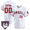 Custom Los Angeles Angels 2024 Spring Training Patch Vapor Premier Limited Jersey ¨C White Red KLUNKIM