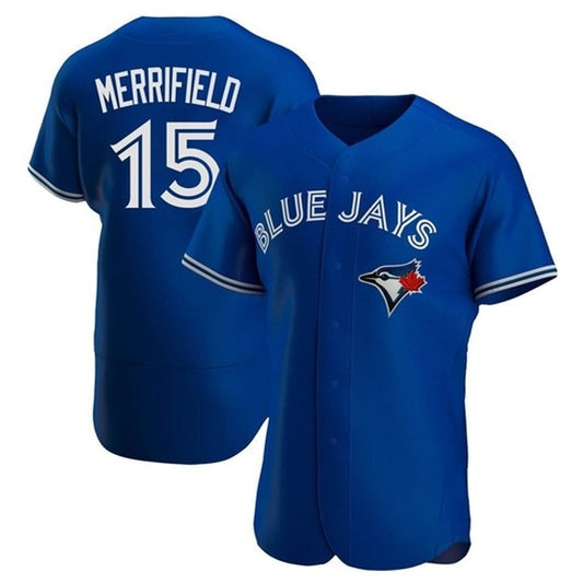Toronto Blue Jays #15 Whit Merrifield Royal KLUNKIM Flex Base Stitched Jersey