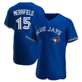 Toronto Blue Jays #15 Whit Merrifield Royal KLUNKIM Flex Base Stitched Jersey