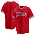 Los Angeles Angels Blank Player Red KLUNKIM Home Game Stitched Jerseys