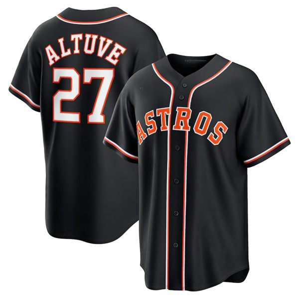 Houston Astros #27 Jose Altuve 2026 Black KLUNKIM Out Stitched Jersey