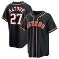 Houston Astros #27 Jose Altuve 2026 Black KLUNKIM Out Stitched Jersey