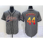 Houston Astros #44 Yordan Alvarez Grey KLUNKIM Gridiron Cool Base Stitched Jersey