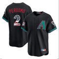 Arizona Diamondbacks #2 Geraldo Perdomo Player Black KLUNKIM USA 250 Fourth of July Home Game Stitched Jerseys