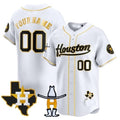 Custom Houston Astros Houston Rodeo Patch Vapor Premier Limited Jersey ¨C White KLUNKIM