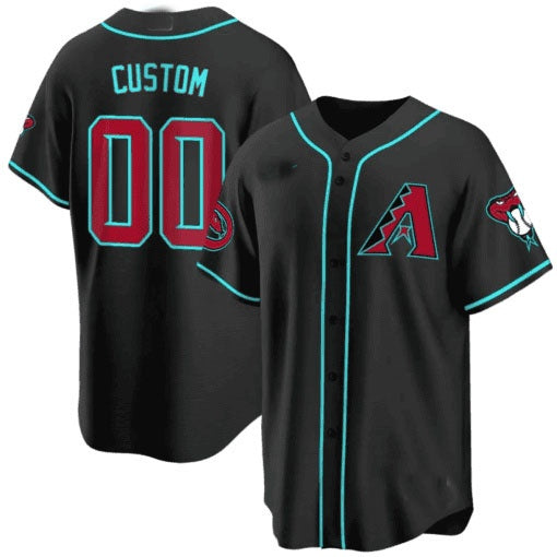 Custom Arizona Diamondbacks 2024 Cool Base Jersey - Black KLUNKIM