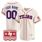 Custom Texas Rangers Cream KLUNKIM 2026 City Connect Vapor Premier Limited Jersey - All Stitched