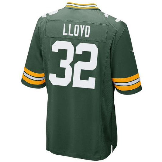 GB.Packers #32 MarShawn Lloyd Green Game American Football Stitched Jersey