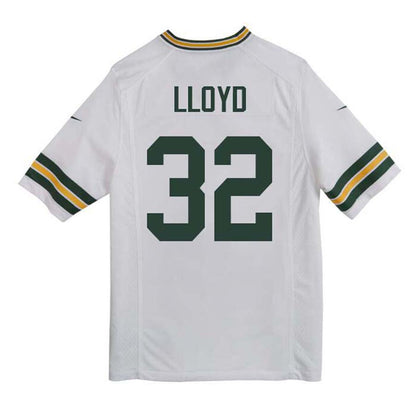 GB.Packers #32 MarShawn Lloyd White Game American Football Stitched Jersey