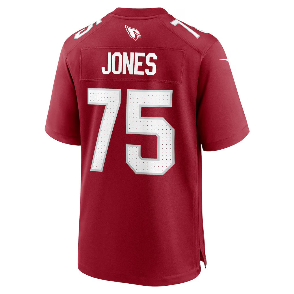 A.Cardinals #75 Christian Jones Cardinal KLUNKIM Team Game Jersey
