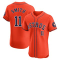 Houston Astros #11 Cam Smith Player Orange KLUNKIM Home Limited Elite Stitched Jerseys