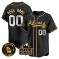 Custom Atlanta Braves Atliens Vapor Premier Limited Jersey - Black KLUNKIM
