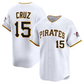 Pittsburgh Pirates #15 Oneil Cruz White KLUNKIM Home Limited Player Jersey