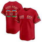 Custom Boston Red Sox Mexico Vapor Premier Limited Jersey - Red KLUNKIM