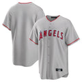 Los Angeles Angels Blank Player Gray KLUNKIM Home Game Stitched Jerseys